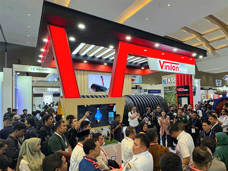 Pipa uPVC & Fitting Pipa uPVC JIS Vinilon Raih Predikat "Gold" Sertifikat Green Label Indonesia.