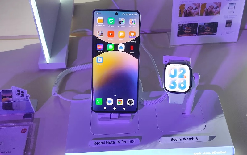 Tampilan Redmi Note 14 Pro 5G.