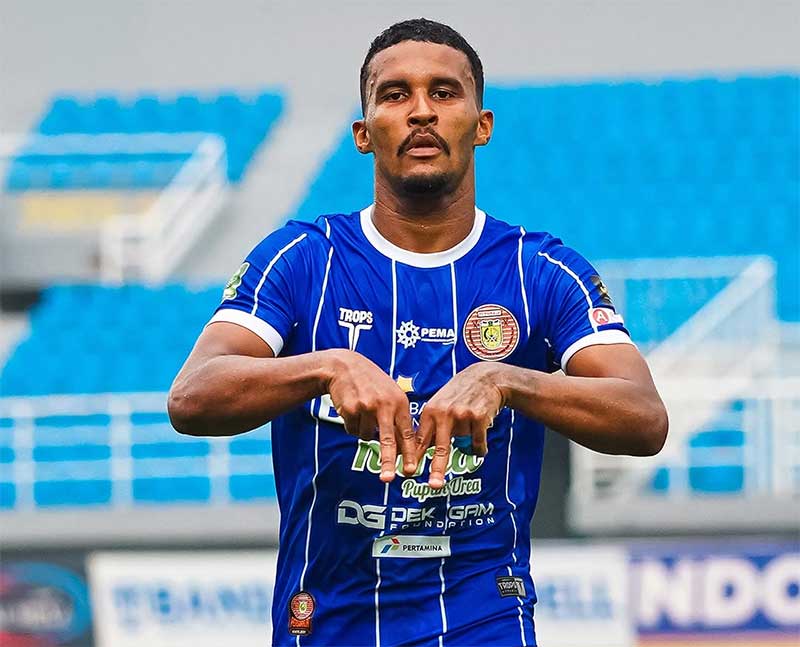 Matheus Machado jadi pahlawan kemenangan Persiraja Banda Aceh lewat golnya di injury time saat mengalahkan tuan rumah Deltras Sidoarjo 3-2, Ahad (26/1/2025).