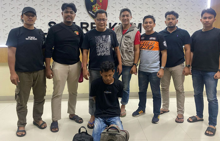 Tersangka AI yang ingin membawa kabur anak bawah umur berhasil ditangkap polisi saat berada di Dumai.