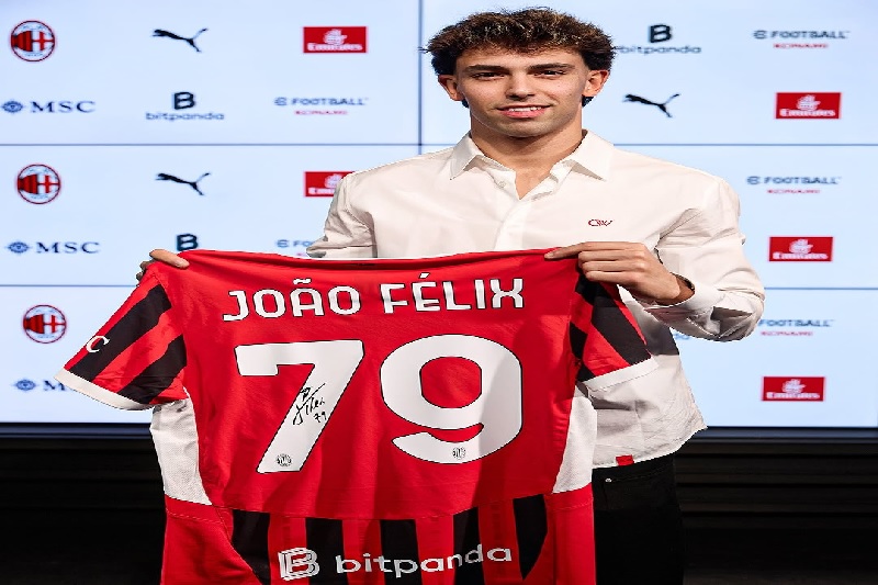 Gagal masuk dalam starting eleven Enzo Maresca di Chelsea, Joao Felix resmi gabung dengan AC Milan dengan status pinjaman.
