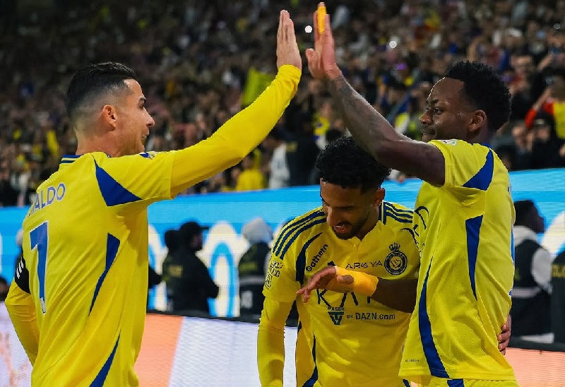 Dua gol Jhon Duran dan satu gol Cristiano Ronaldo membawa Al-Nassr mengalahkan tamunya Al Feitiha dalam lanjutan Liga Pro Saudi.