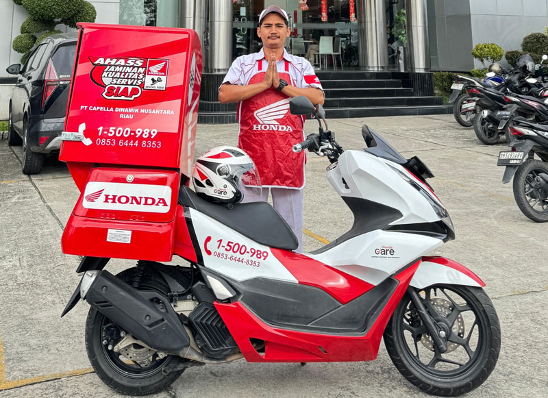 CDN menghadirkan layanan Honda Care sebagai solusi bagi sepeda motor Honda yang mengalami kondisi mogok di perjalanan.
