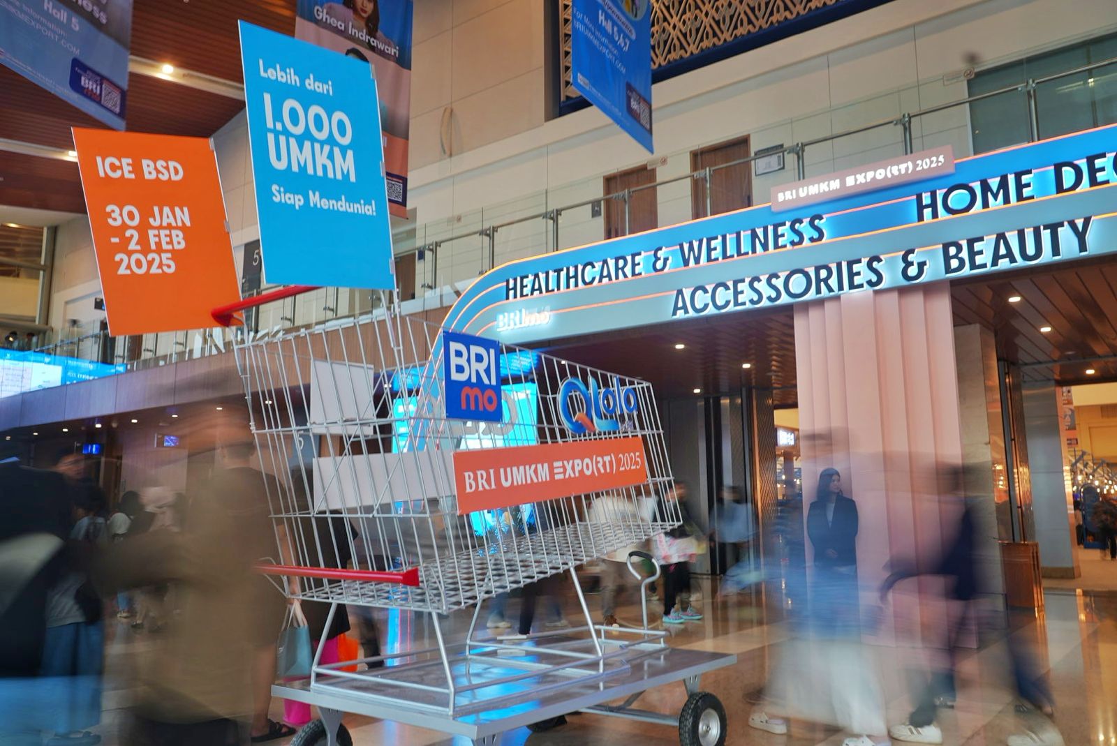 BRI UMKM EXPO(RT) 2025 yang digelar di Indonesia Convention Exhibition (ICE) BSD. Acara yang berlangsung pada 30 Januari hingga 2 Februari 2025 di ICE BSD City