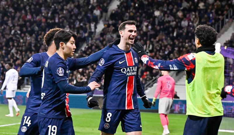 Fabian Ruiz mencetak kemenangan PSG atas Toulouse untuk membwa timnya tidak terkalahkan di Ligue 1.