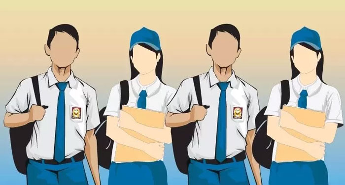 ilustrasi penerimaan siswa baru.