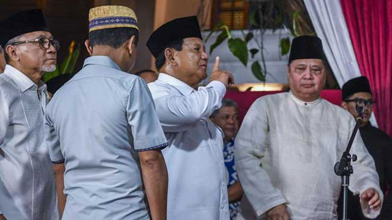 Para pimpinan partai saat berdiskusi soal rencana koalisi permanen, beberapa waktu lalu.