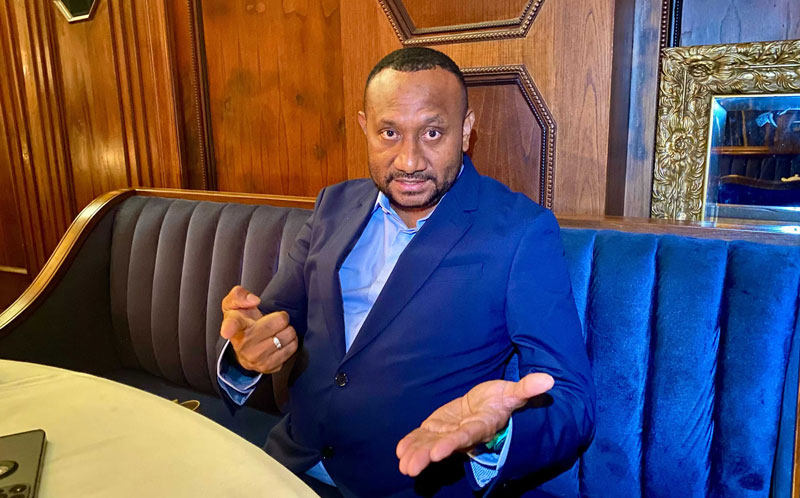 Yan Mandenas Anggota DPR RI Fraksi Gerindra Dapil Papua.