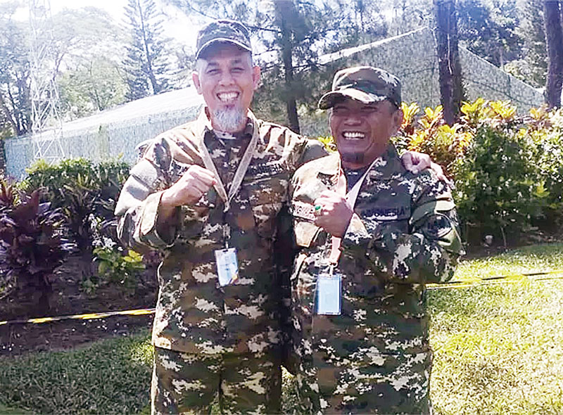 Wali Kota Dumai H Paisal dan Wakil Wali Kota Dumai Sugiyarto kompak saat mengikuti retret di Akmil, Magelang, Jawa Tengah, Kamis (27/2/2025).