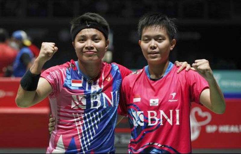 Apriyani Rahatu dan Siti Fadia Silva Ramadhanti.