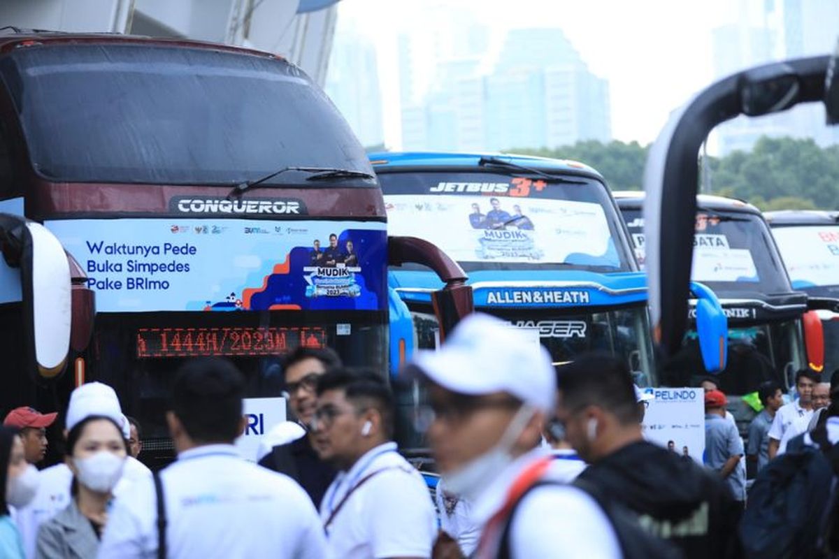 Sebagai agenda tahunan menyambut Hari Raya Idul Fitri, tahun ini BRI Group kembali memberangkatkan pemudik dengan gratis