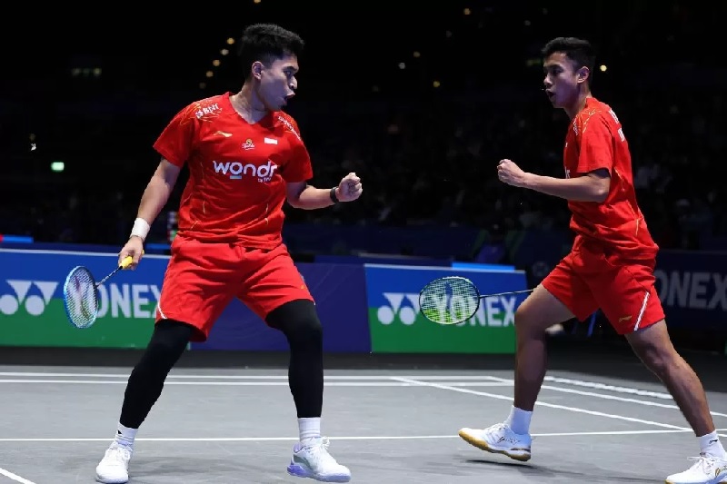 Leo Rolly Carnando/Bagas Maulana siap berjuang untuk menjaga tradisi gelar ganda putra di final All England 2025.