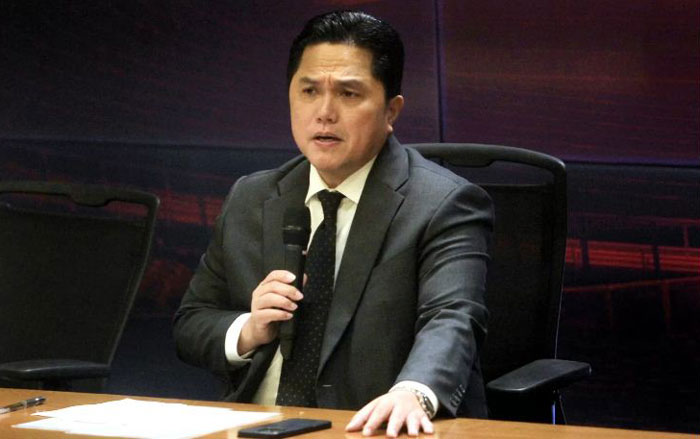 Ketua Umum Persatuan Sepak Bola Seluruh Indonesia (PSSI), Erick Thohir