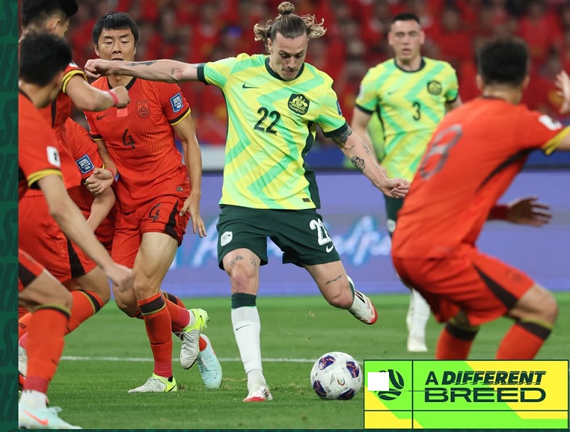 Jackson Irvine tampil gemilang dengan mencetak satu gol saat mengalahkan Cina 2-0 dalam lanjutan putaran ketiga Kualifikasi Pial Dunia 2026 Zona Asia.