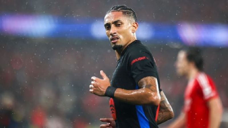 Raphinha tidak akan tersedia untuk Barcelona vs. Osasuna pada Kamis waktu setempat atyau Jumat dini hari WIB.