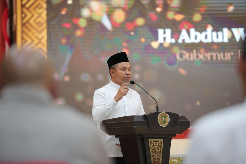 Gubernur Riau Abdul Wahid akan open house di Idulfitri yang terbuka untuk masyarakat.