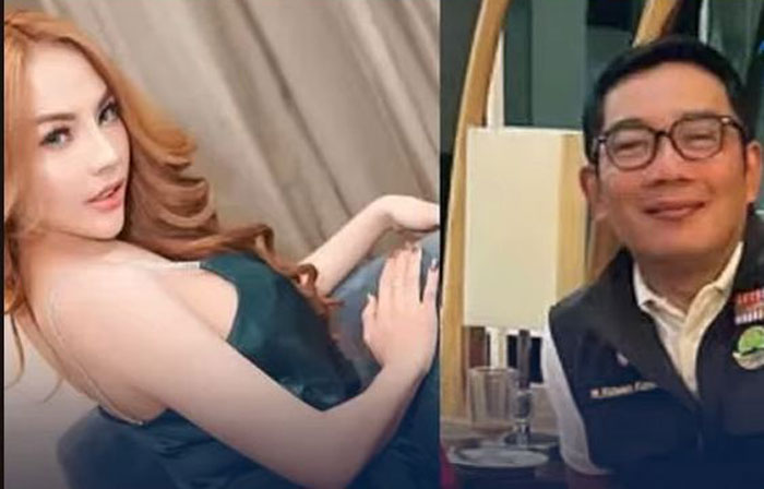 Kolase Lisa Mariana dan Ridwan Kamil yang belakangan jadi perbincangan dengan isu perselingkuhan.