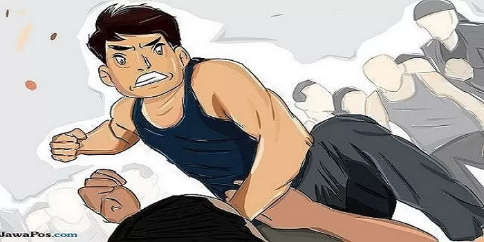 Ilustrasi perkelahian
