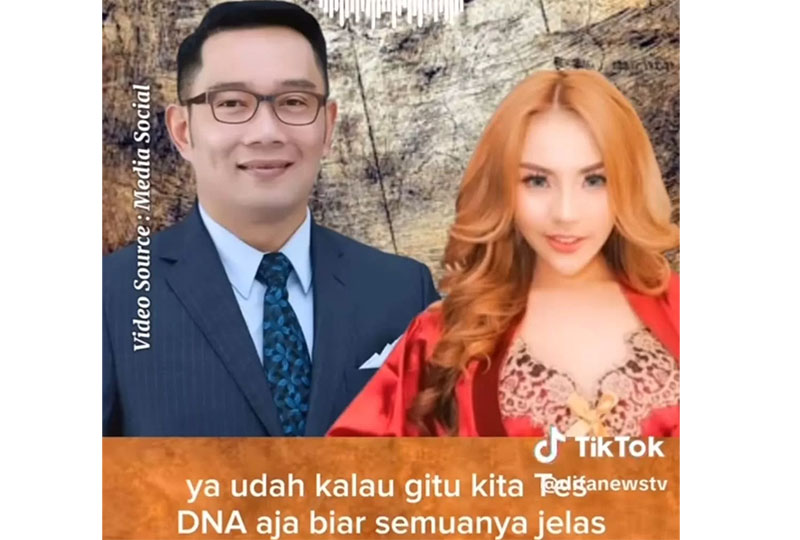 Lisa Mariana membantah rekaman suara percakapan dengan Ridwan Kamil.
