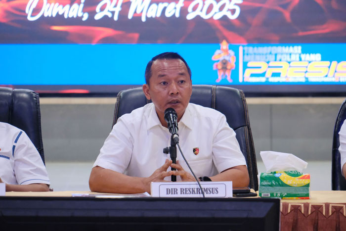 Direktur Reserse Kriminal Khusus (Dirreskrimsus) Polda Riau Kombes Pol Ade Kuncoro Ridwan.