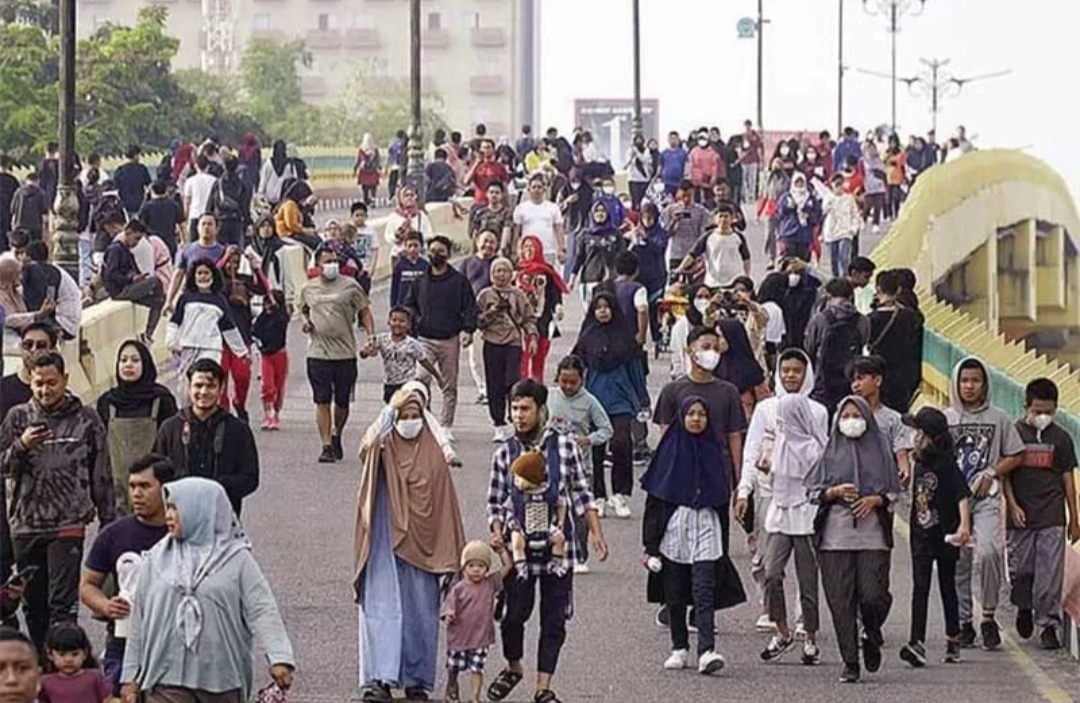Pelaksanaan CFD di Jalan Sudirman Pekanbaru, beberapa waktu lalu.