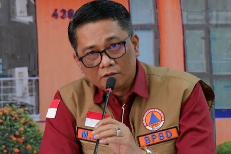 M Edy Afrizal | Kepala BPBD Damkar Riau.