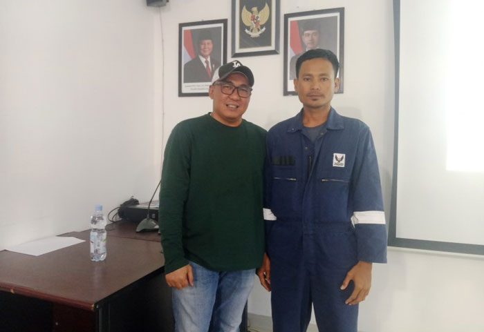 Manajemen PT Vadhana memberikan klarifikasi terkait lakalantas di Jalan Tegar, Kelurahan Pematang Pudu, Mandau bahwa perusahaan sudah bersikap kooperatif menemui keluarga korban, Senin (21/4/2025)
