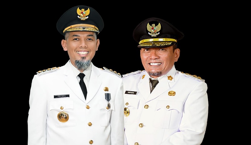 Wali Kota Dumai, H Paisal dan Wakil Wali Kota Dumai, Sugiyarto
