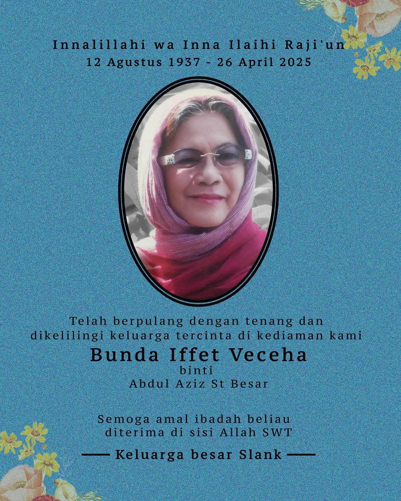 Bunda Iffet, ibunya Bimbim drummer Slank meninggal dunia.