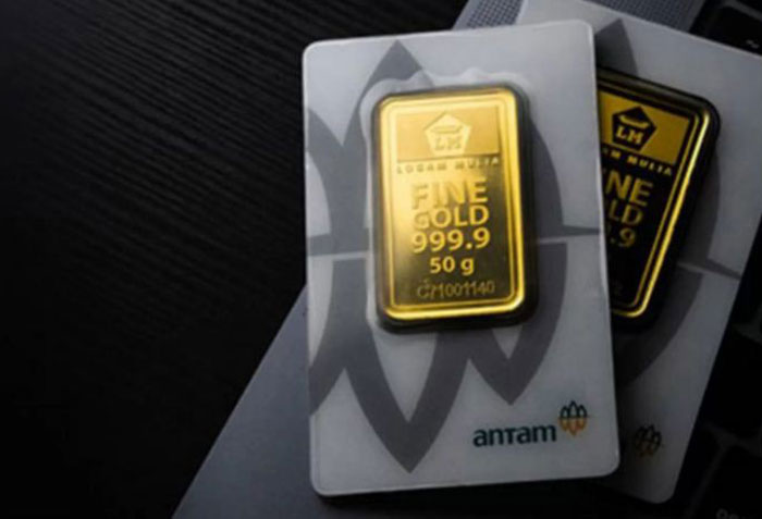 Ilustrasi. Harga emas Antam hari ini, Selasa (29/4/2025) tercatat naik tipis Rp 6.000 menjadi Rp 1.966.000 per gram.