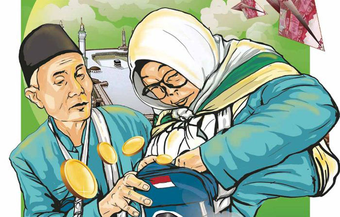 Ilustrasi. Cuaca panas sambut kloter pertama CJH Indonesia yang mendarat di Madinah, Jumat (2/5/2025).