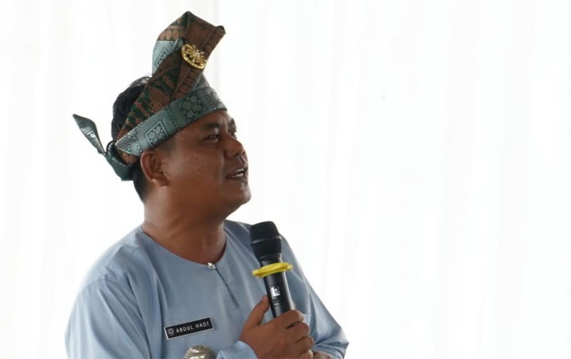 Camat Batang Tuaka, Abdul Hadi