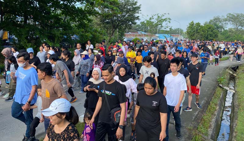 Perayaan May Day di RAPP berlangsung meriah, melibatkan ribuan peserta, mulai dari manajemen, karyawan, kontraktor, beserta keluarga, Kamis (1/5/2025).