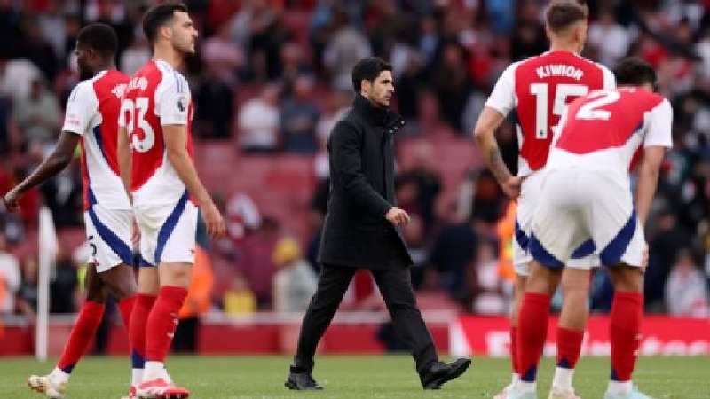 Manajer Arsenal Mikel Arteta akan berusaha meningkatkan performa skuadnya saat melawan Paris Saint-Germain.