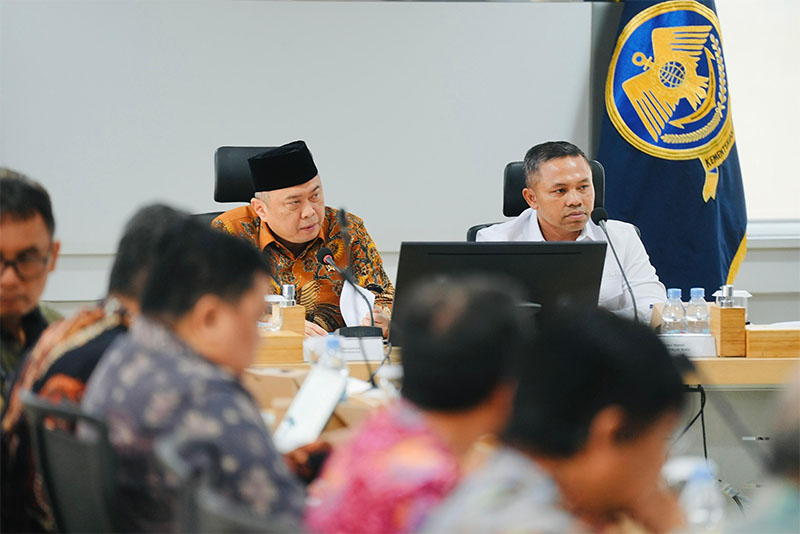 Pertemuan Gubri Abdul Wahid dengan Menhub Dudy Purwagandi di Jakarta, Selasa (6/5/2025).