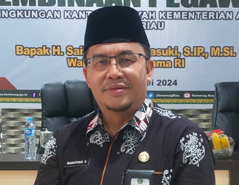Plh Kemenag Kuansing, Dr H Bakhtiar Saleh