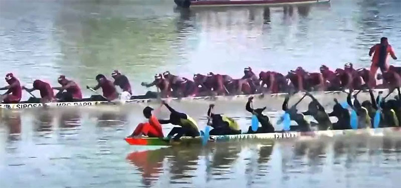 Dua jalur saat berlaga menuju pancang finish dalam suatu even, beberapa waktu lalu.