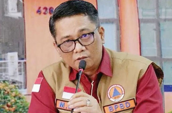 Kepala Badan Penanggulangan Bencana Daerah dan Pemadam Kebakaran (BPBD Damkar) Riau M Edy Afrizal.