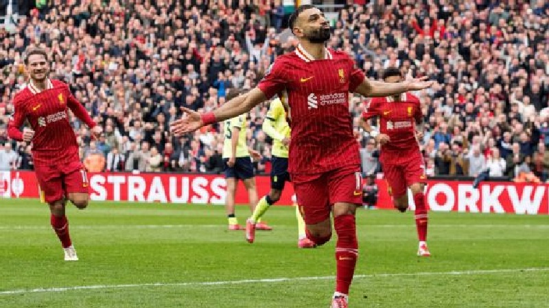 Mohamed Salah merupakan salah satu favorit untuk memenangkan Ballon d