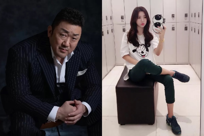 Aktor laga Korea Ma Dong Seok dan sang istri Ye Jung Hwa yang dikenal sebagai pelatih fitnes tercantik di Korea istri.