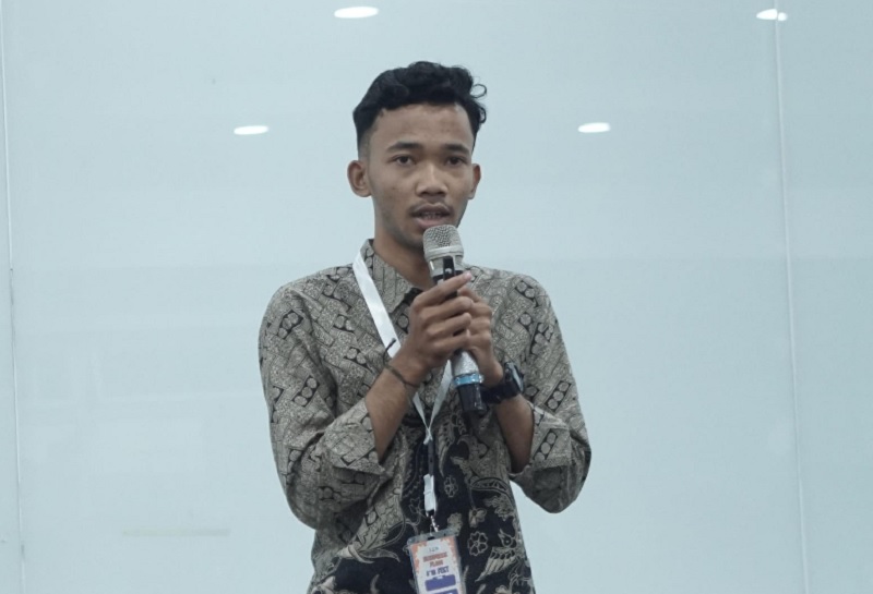 Ketua Hipemabuba-B Safuan Tri Cahnawawi laporkan akun medsos ke Polres Bengkalis atas dugaan perbjuatan asusila.