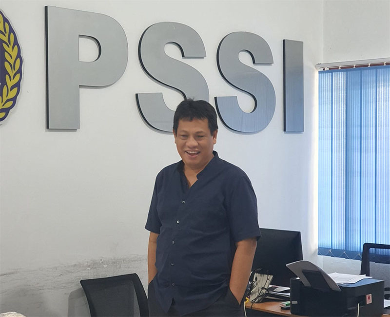 Sekretaris Umum Asprov PSSI Riau Agus Samsir