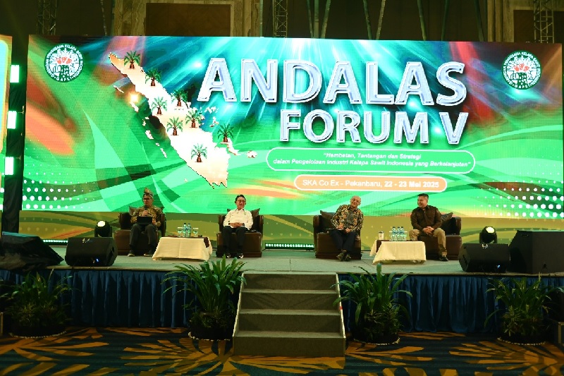 Mohammad Alfansyah SH, MH Direktur Penyaluran Dana&ndash;BPDPKS memberi paparan peran BPDP terhadap rencana strategis pemerintah Indonesia menuju ketahanan energi dan pengembangan energi baru terbarukan.