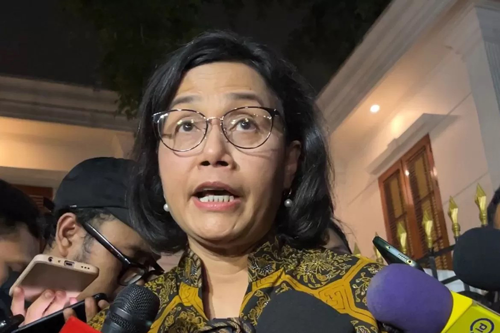 Sri Mulyani, Menteri Keuangan.