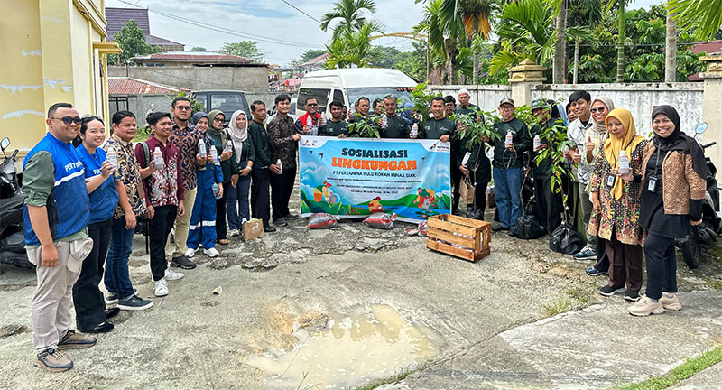 PT PHR sosialisasi lingkungan di Kelurahan Meranti Pandak, Kecamatan Rumbai, Pekanbaru, Rabu (28/5/2025).