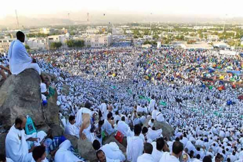 Jamaah Haji Kabupaten Kampar yang tergabung dalam kloter penuh 5 BTH dan Kloter gabungan 6 BTH sudah berada di Arafah, Rabu siang (4/6/2025).