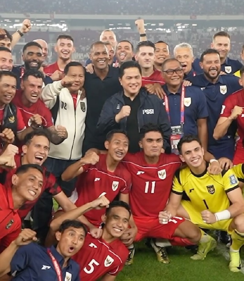 Timnas Indonesaia punya rekor kandang yang mantap di Kualifikasi Piala Dunia 2026 usai tumbangkan Cina 1-0  di Gelora Bung Karno.