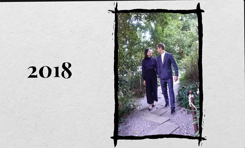Foto prewed Al Ghazali dan Alyssa Daguise pada tahun 2018 silam di Jepang