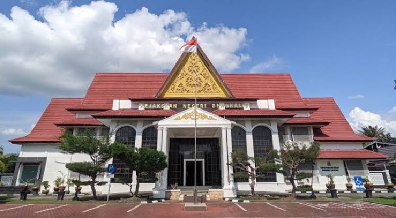 Kantor Kejari Bengkalis di Jalan Pertanian yang akan dilaksanakan sertijab pejabat setingkat kepala seksi.