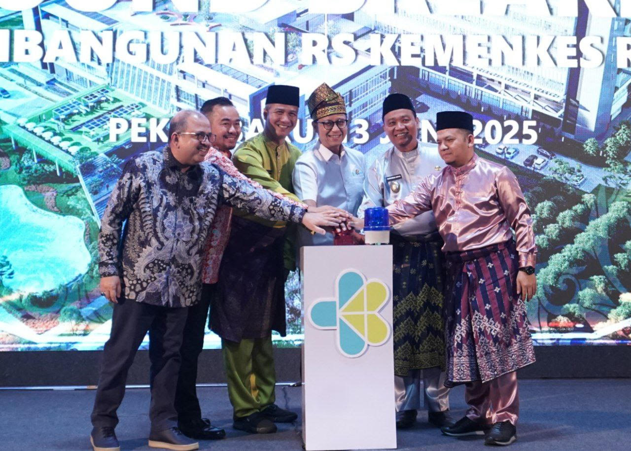 Peresmian Groundbreaking Rumah Sakit Vertikal Riau